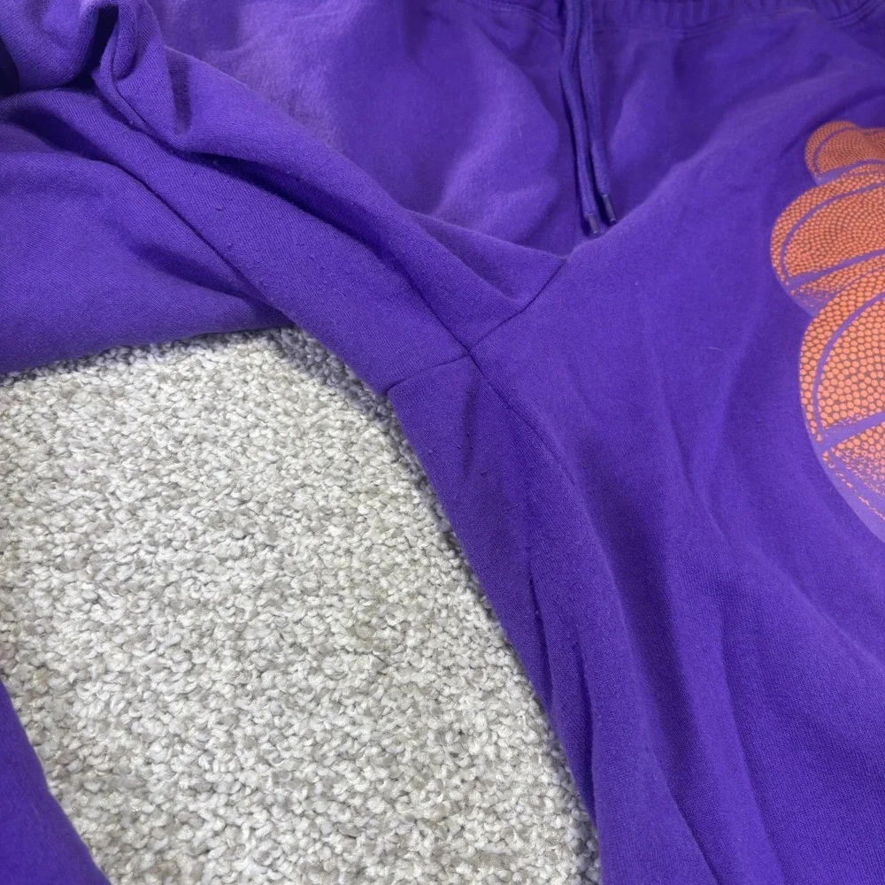 Los Angeles Lakers Baggy Wide Leg Pants Mens Large Purple NBA Basketball NBA Y2K - Picture 5 of 8
